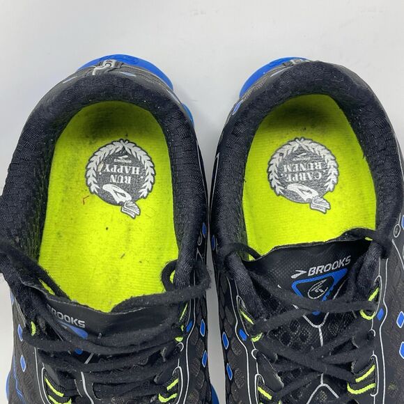 Brooks Neuro Shoes Mens 9 D Black Blue Walking Running Sneakers - Picture 10 of 15
